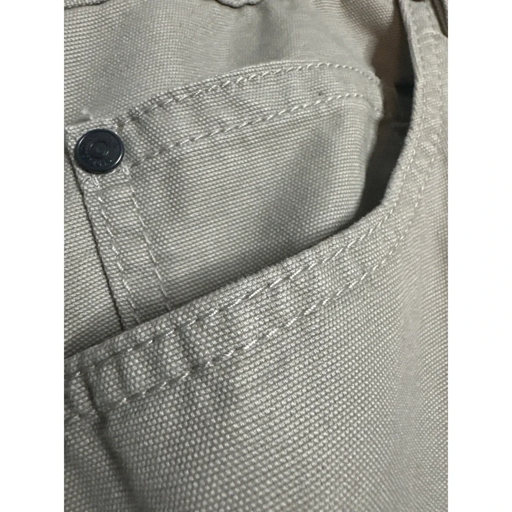 Ridgecut Toughwear Utility Work Pants‎ 38x32 Khaki Canvas Relaxed Fit